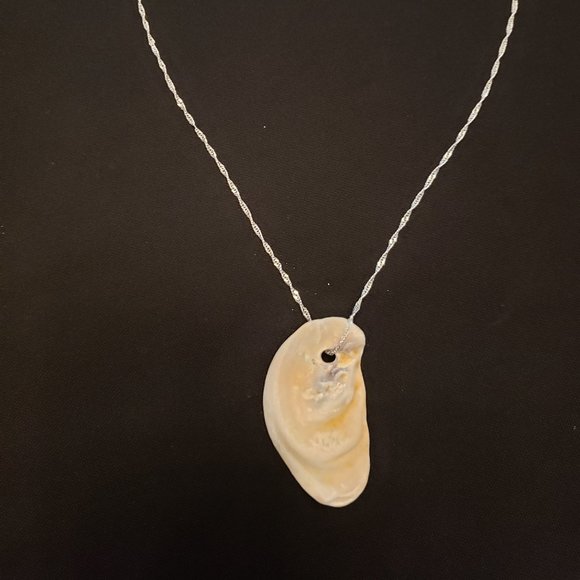 Ocean Treasures Collection artisan necklace w/20" 925plated Sterling chain - Picture 5 of 5